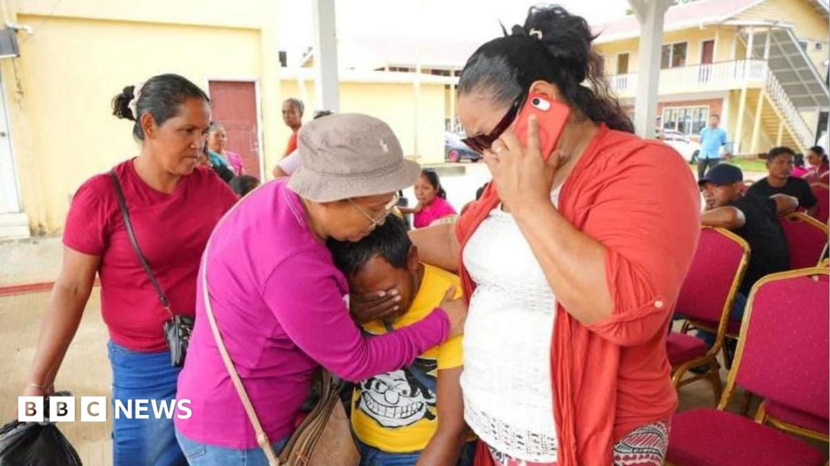 Death toll from Guyana ferry disaster continues to rise - BBC News